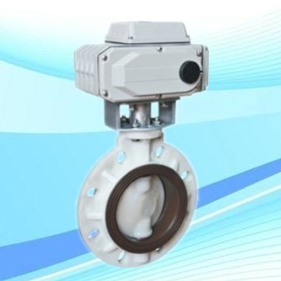 PVDF電動蝶閥_電動PVDF蝶閥_歡琪蝶閥